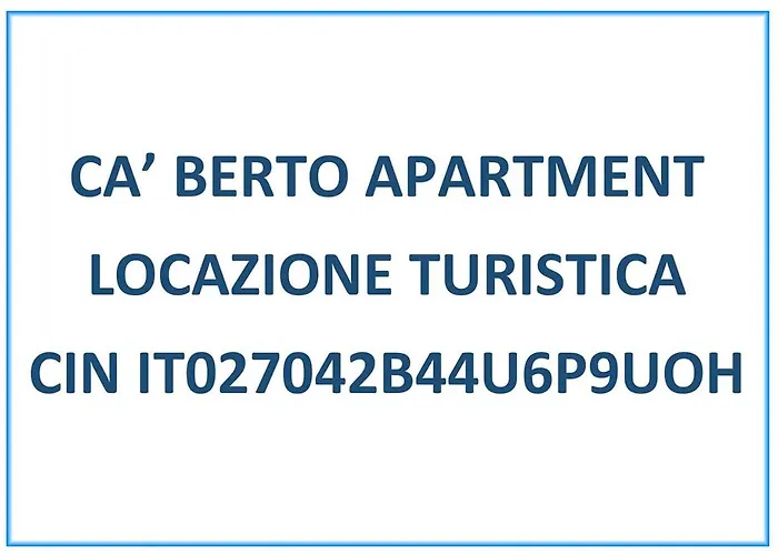 Ca\' Berto Apartment